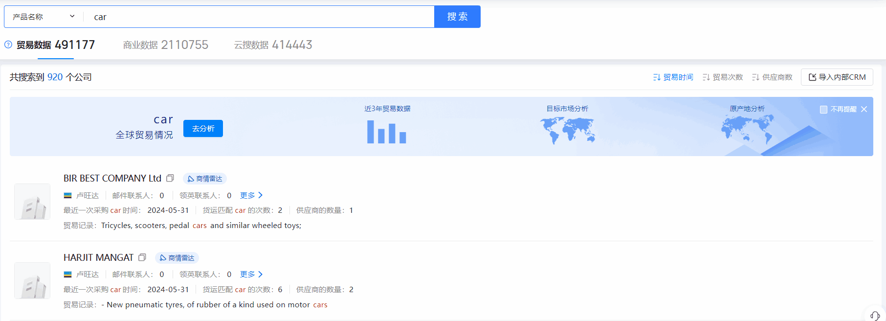 卢旺达海关数据,海关数据,PA真人国际海关数据